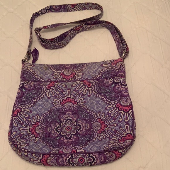 Vera Bradley Handbags - Vera Bradley Purple and Pink Crossbody Bag
